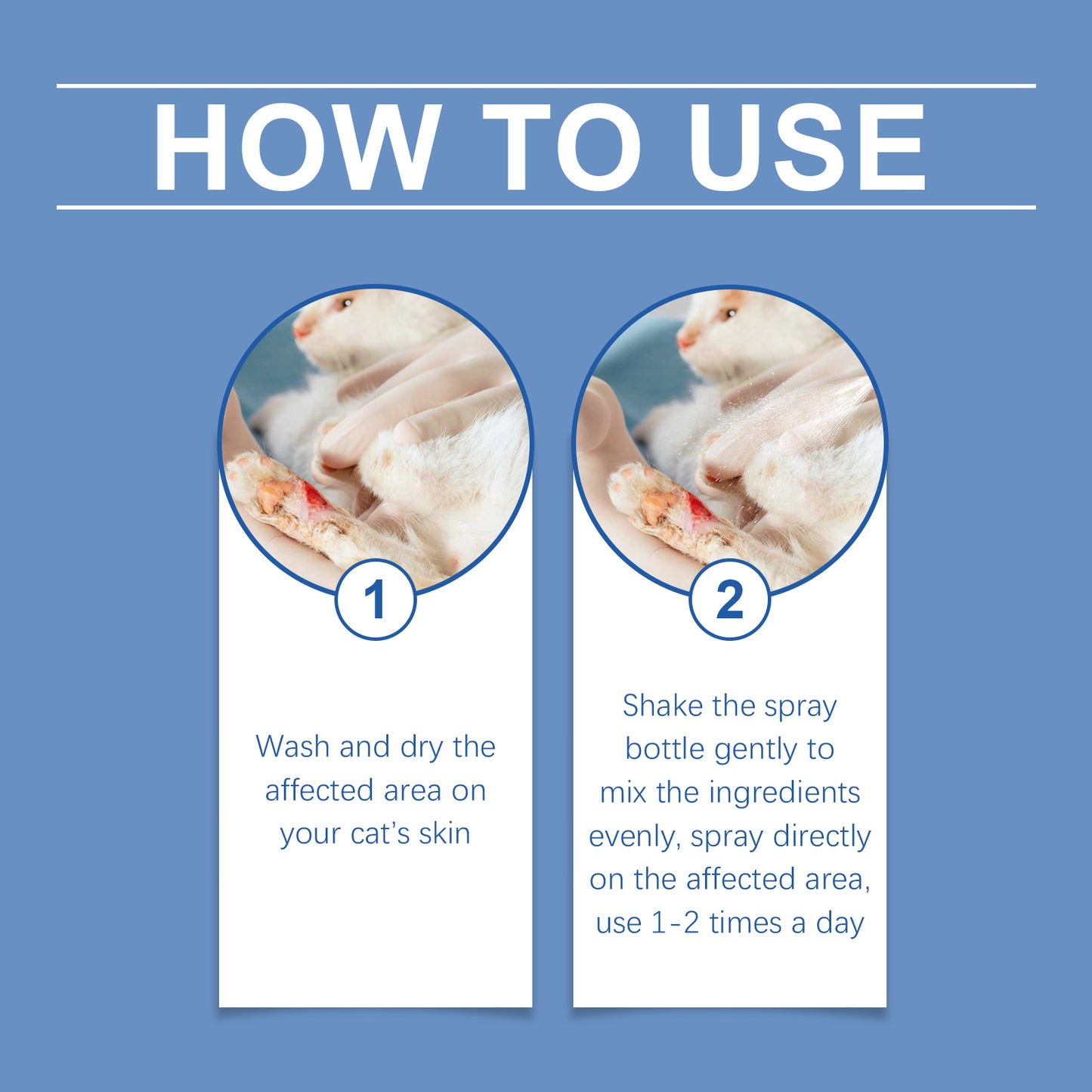 Gentle Cleaning Care Pet Skin Discomfort Body Care