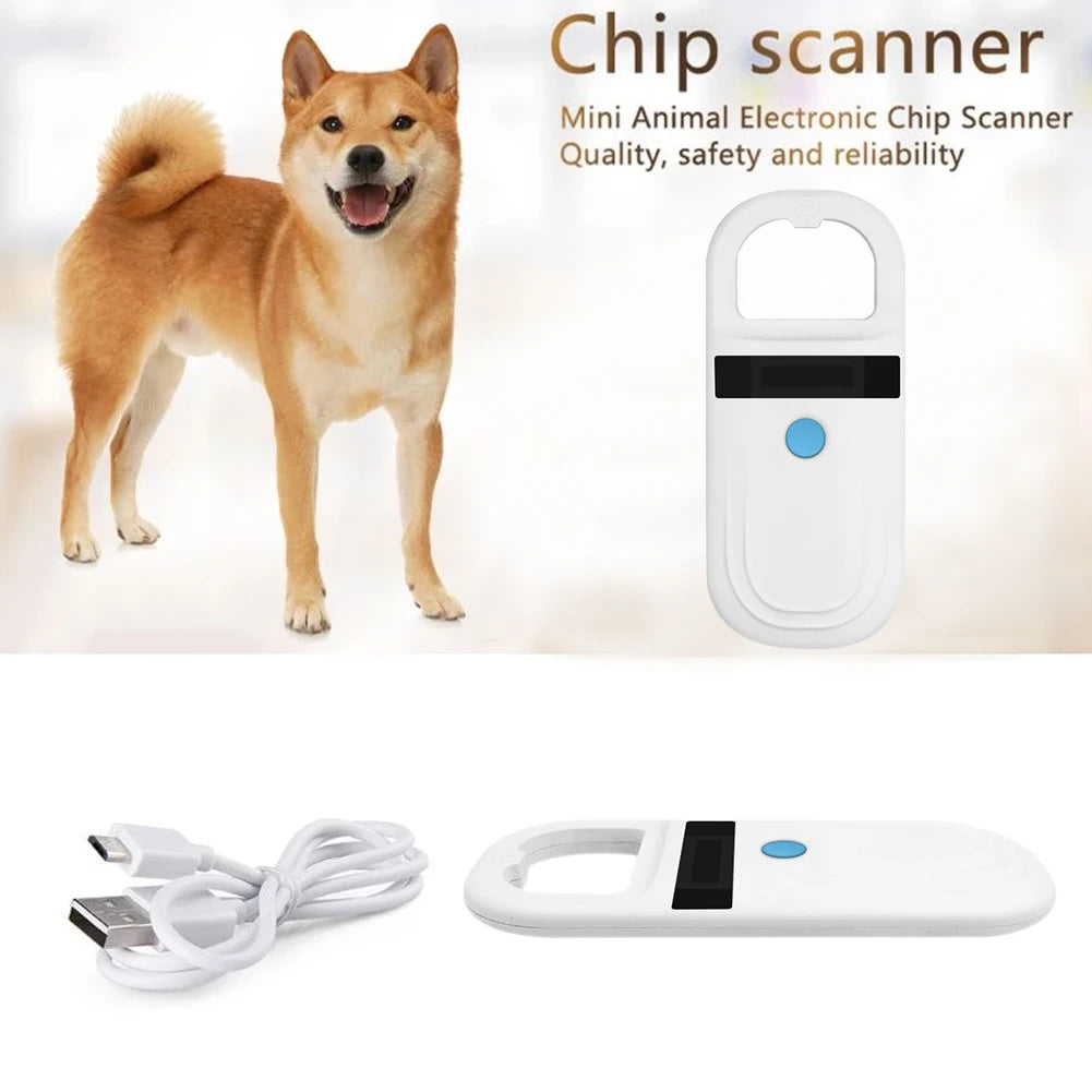 Pet Microchip Scanner ABS High-brightness OLED Display