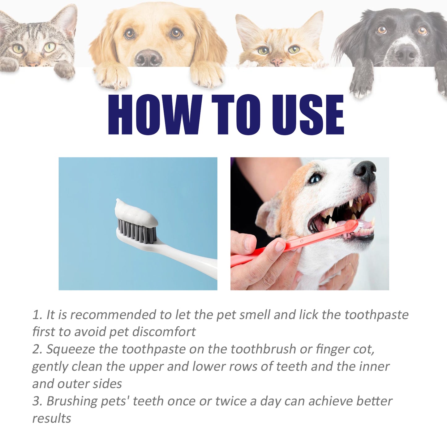 Pet Clean Bad Breath Tartar Care Gum Care Toothpaste