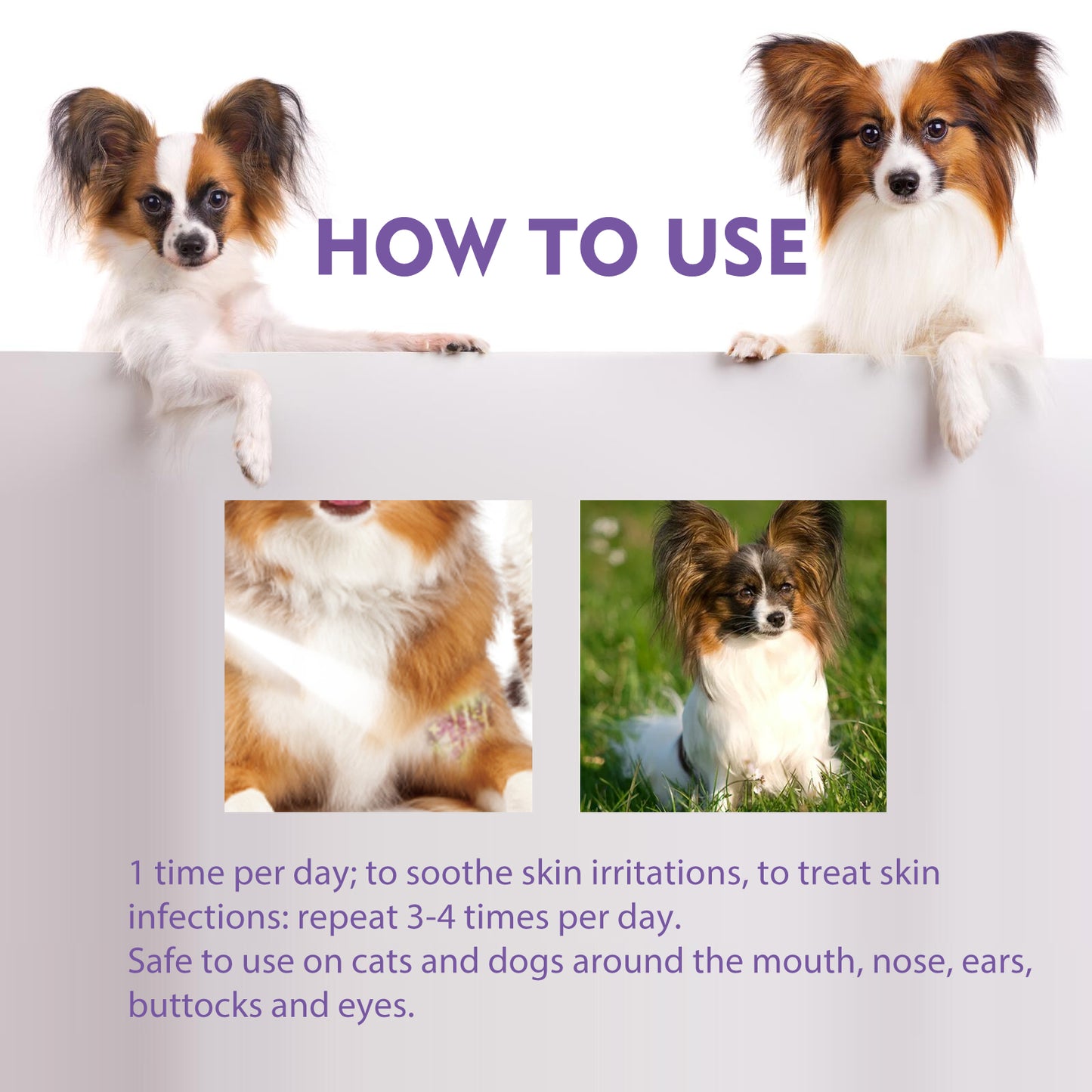 Pet Skin Relief Spray, Relieves Dog And Cat Skin Itchiness Eliminates