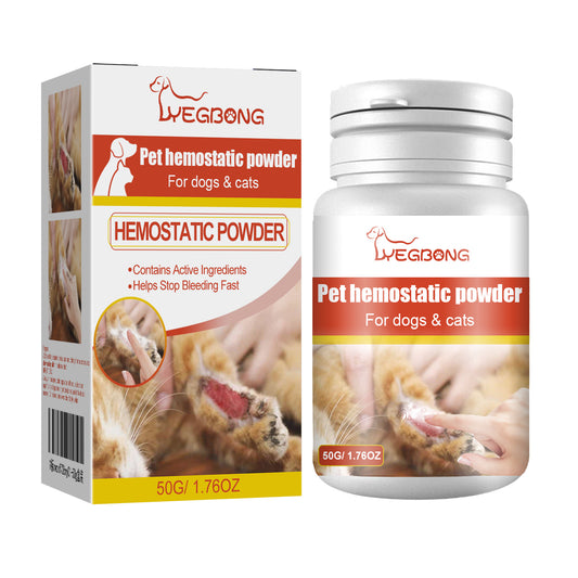 Pet Hemostatic Powder, Skin Wound Cleaning Styptic Powder For Cats And Dogs