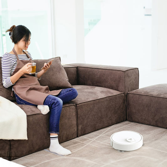 3-in-1 Sweeping Robot: USB Charging, 1000Pa Suction, Auto-Clean for Pet Hair