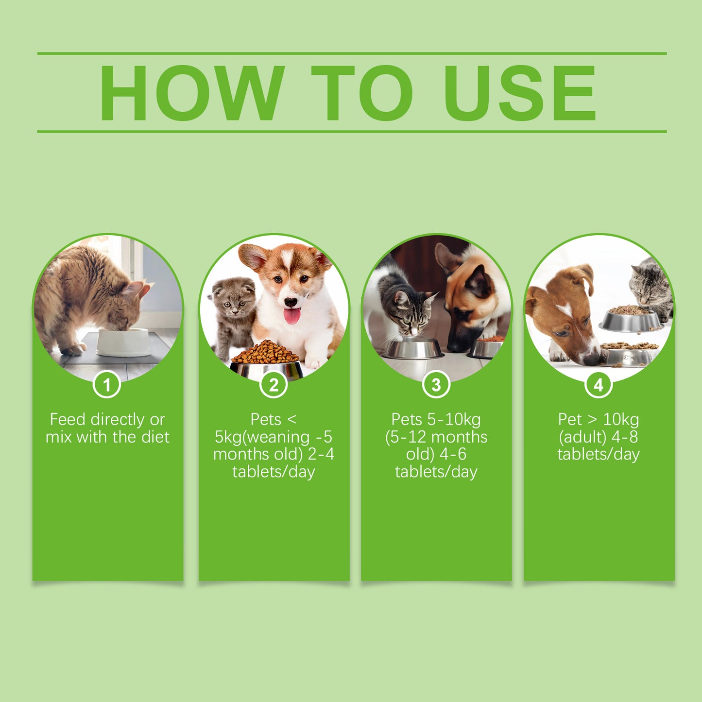 Pet Probiotic Tablets Improve Gut Health And Promote Nutritional Absorption