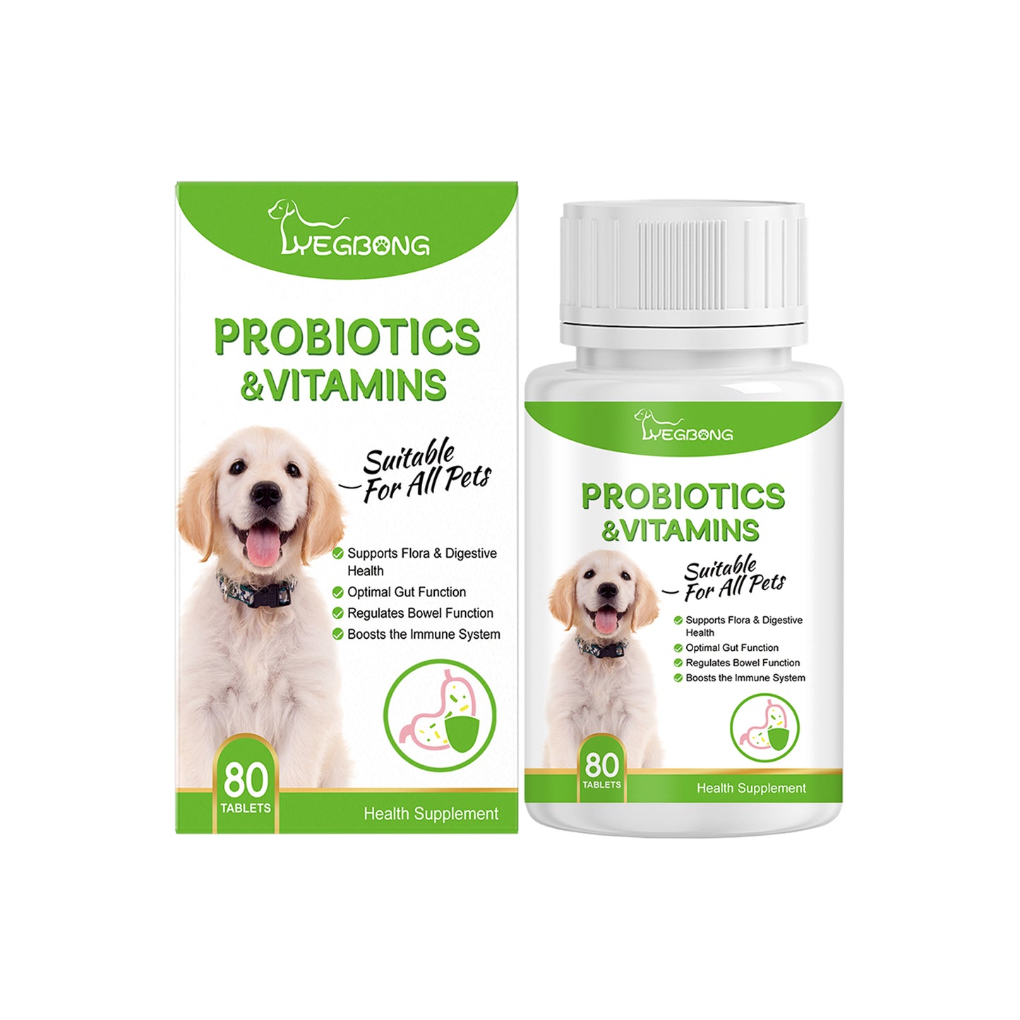 Pet Probiotic Tablets Improve Gut Health And Promote Nutritional Absorption