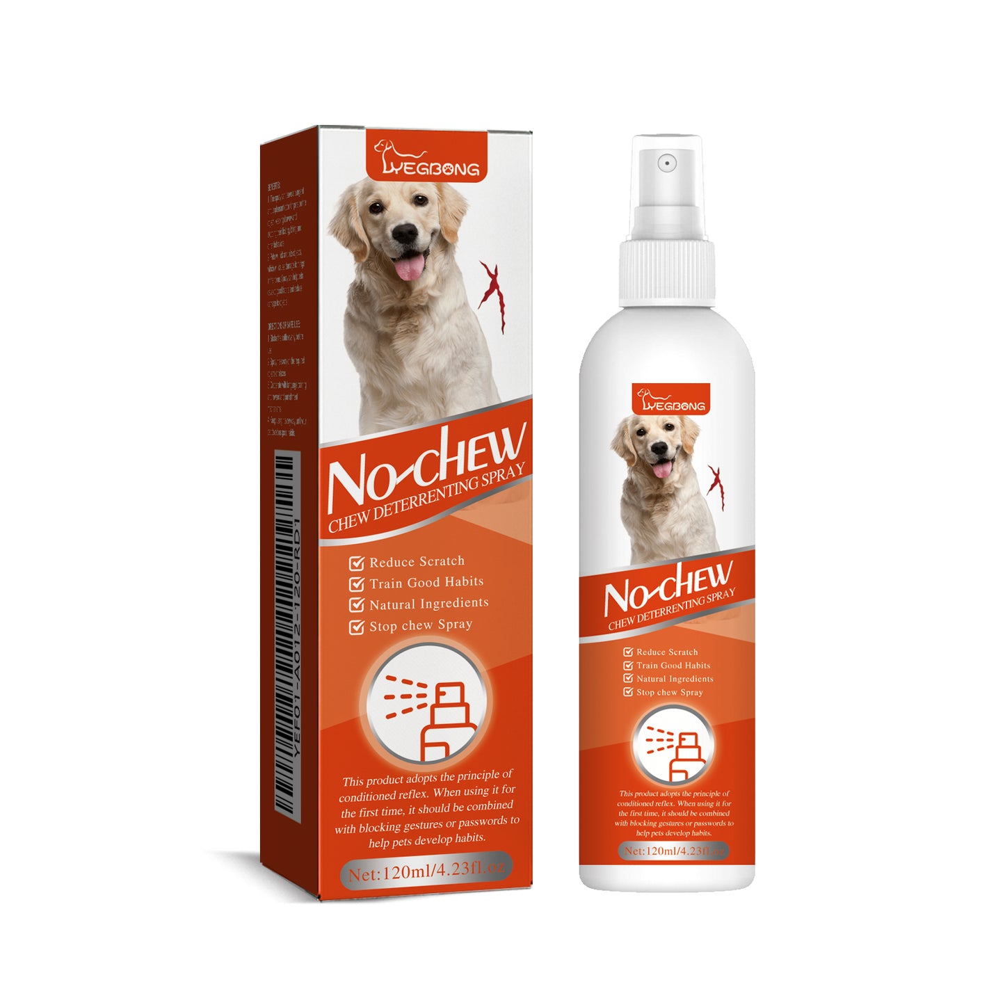 Pet Anti-Chew Spray Pet Behavior Modification Anti-Bite Scratching Spray