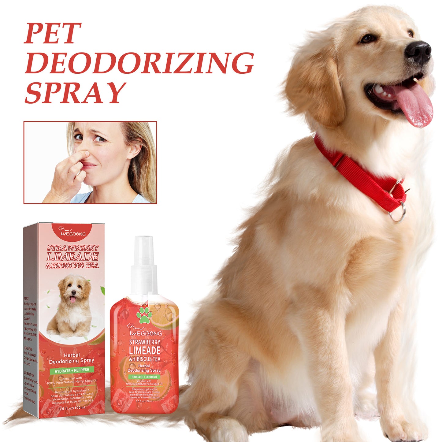 Indoor Cat And Dog Deodorizer Stay Fragrance Refreshing Spray