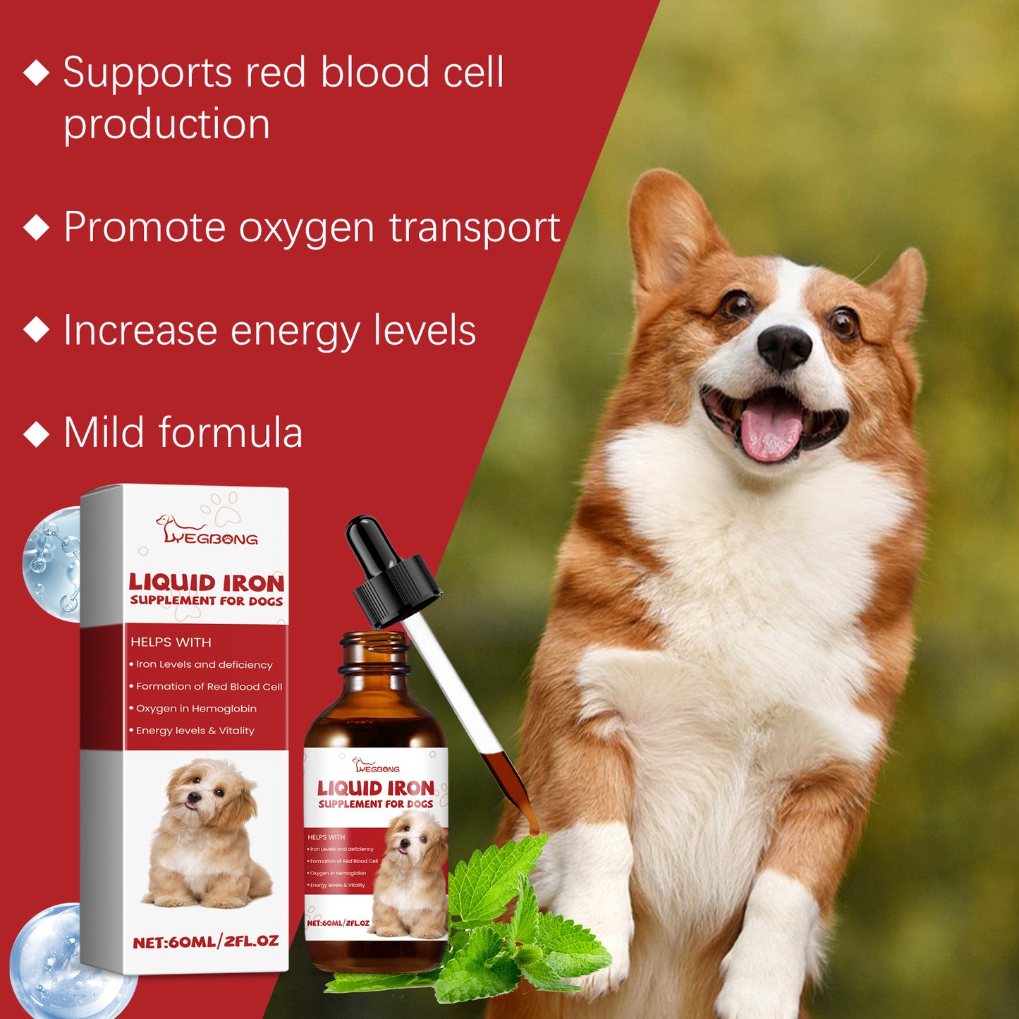 Pet Dog Syrup Pampers Pet Dogs With Gentle Ingredients To Help Absorb Care