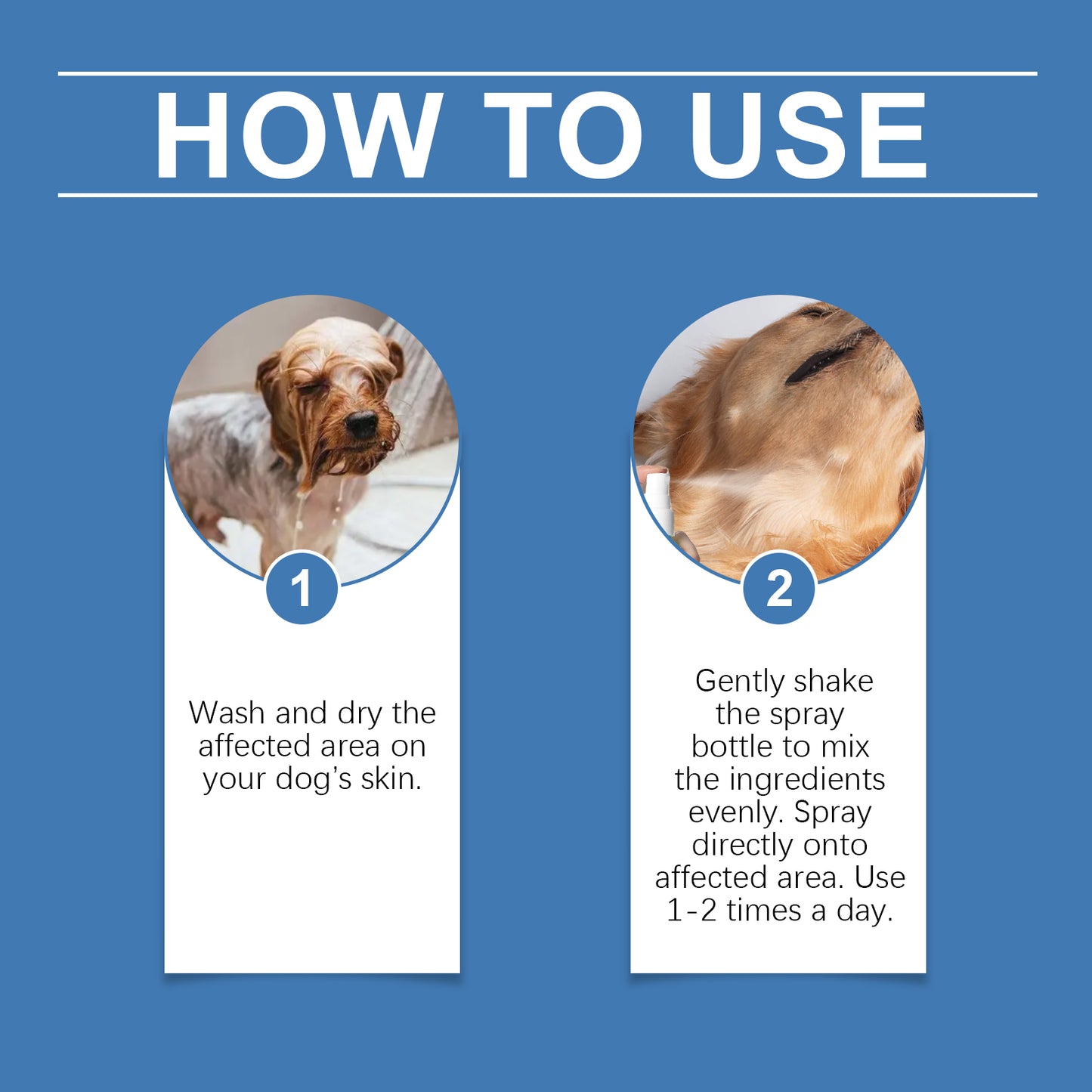 Pet Fur Care Spray Pet cat and dog fur gentle cleaning care
