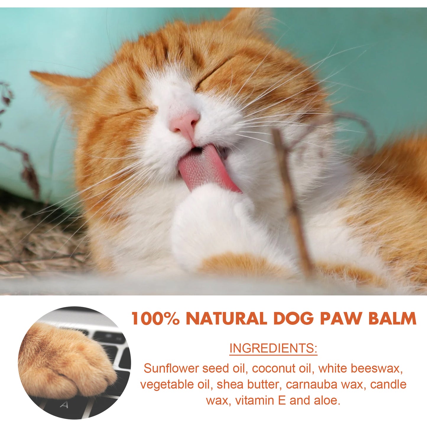 Pet Paw Balm For Cats And Dogs Foot Pad Protective Oil