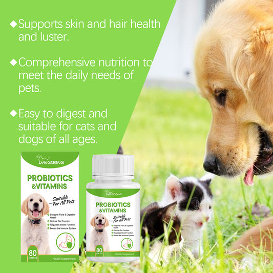 Pet Probiotic Tablets Improve Gut Health And Promote Nutritional Absorption