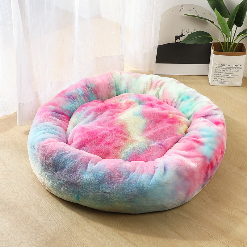 Pet Beds For Small Dogs and cats Round Plush