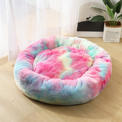 Pet Beds For Small Dogs and cats Round Plush