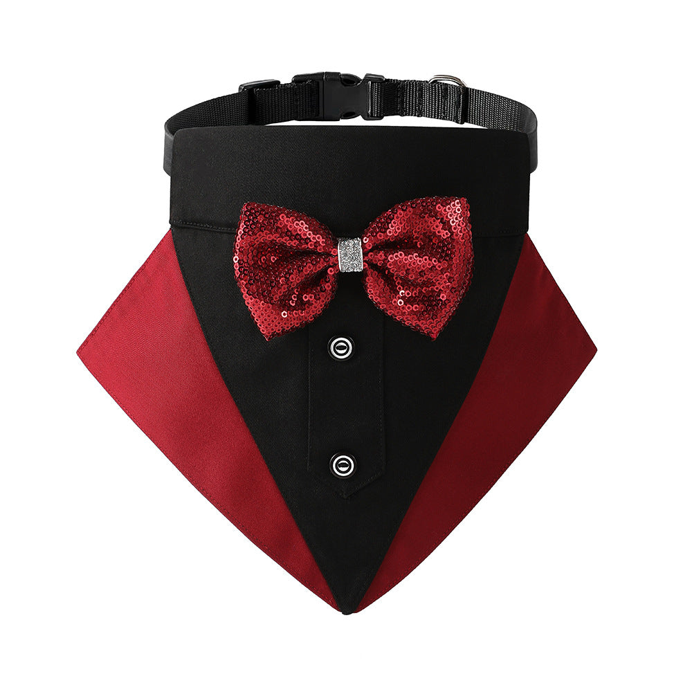 TANPOPO British style wedding suit dog