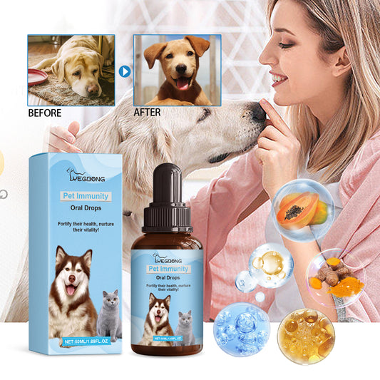 Special Nutritional And Immune Health Drops For Cats And Dogs