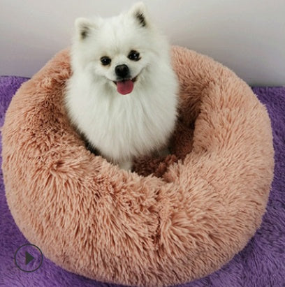 Pet Beds For Small Dogs and cats Round Plush