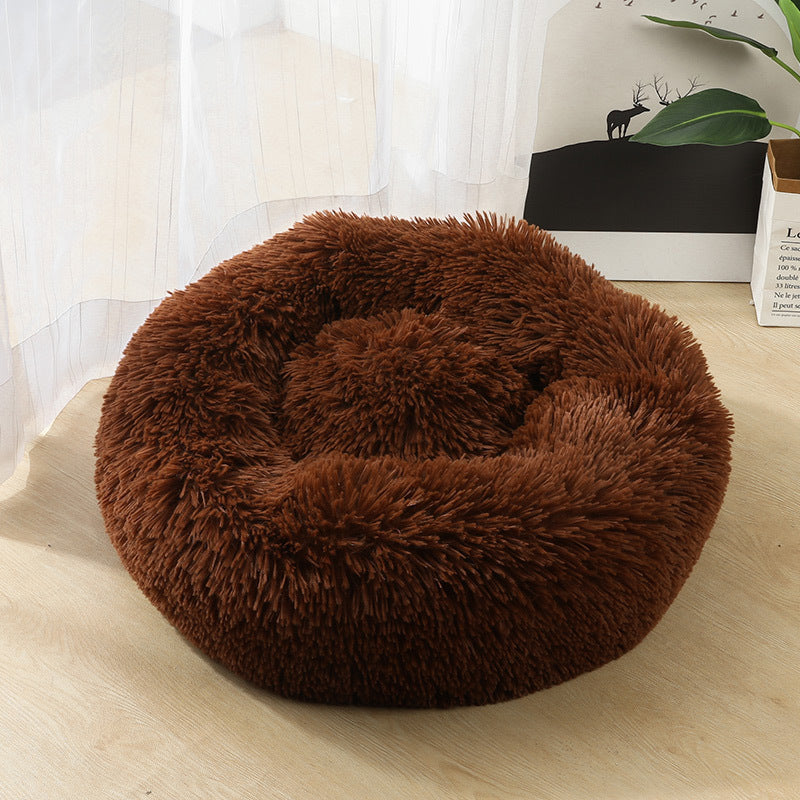 Pet Beds For Small Dogs and cats Round Plush