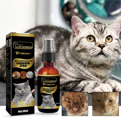 Use Anti-Itch Spray, Pet Cats Anti-Mite Cat Moss Care Skin External