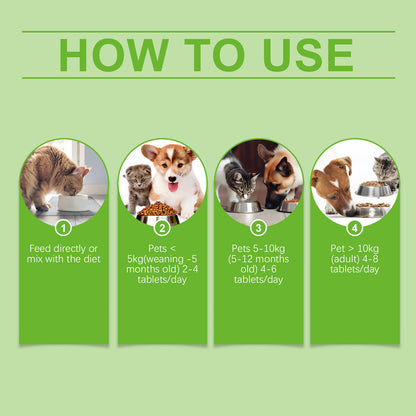 Pet Probiotic Tablets Improve Gut Health And Promote Nutritional Absorption