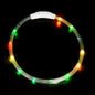 Dog luminous collar luminous pet collar USB charging neck ring LED luminous dog collar