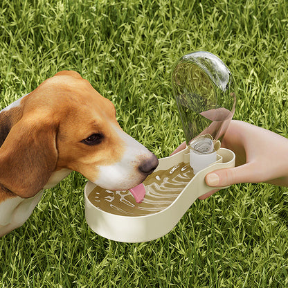 Dog Water Bottle Portable Pet Travel Water Bottle with Bowl 2