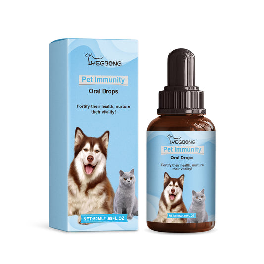 Special Nutritional And Immune Health Drops For Cats And Dogs