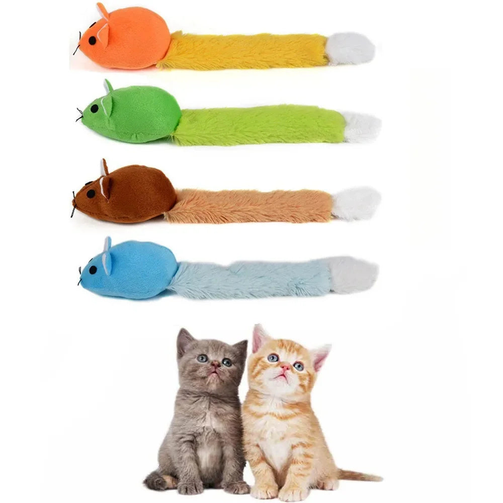 Long Tail Mouse Cat Teaster Toys Funny Pet Toys