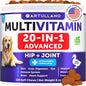 Dog Multivitamin Chewable With Glucosamine 20 In 1 Dog Vitamins And Supplements Senior